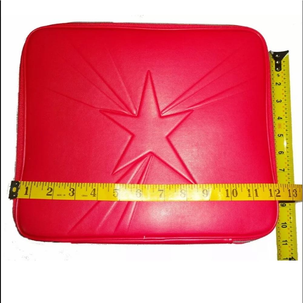 Lancôme Gift Bag / Train Case Pink Star Approx 10"X12"X3" Cosmetic Make Up NEW